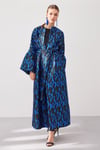 Brokar Abaya - Black Blue
