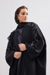 Butterfly Abaya - BLACK