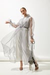 BUTTERFLY ABAYA-GREY