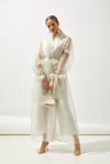 BUTTERFLY ABAYA-WATER GREEN