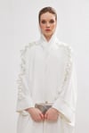Butterfly Abaya - WHITE