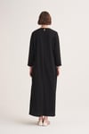 CREPE DRESS-BLACK