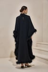 DİVA FEATHER KAFTAN BLACK
