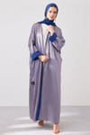 DOUBLE FACE ABAYA SET-GREY
