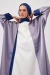 DOUBLE FACE ABAYA SET-GREY