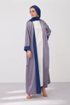 DOUBLE FACE ABAYA SET-GREY