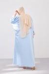 DOUBLE FACE ABAYA SET-LIGHT BLUE