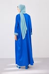 DOUBLE FACE ABAYA SET-SAX BLUE