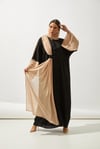 FARAH ABAYA HANDMADE-BLACK CAMEL