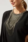 GLAMOR KAFTAN-BLACK