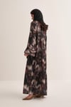 JULIE ABAYA & SCARF BROWN