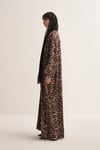 LEOPARD PATTERN ABAYA & SCARF