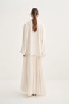 LINA CRYSTAL ABAYA CREAM