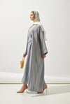 LİNE ABAYA DRESS 3 SET-GREY