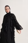 LOLA ABAYA & SCARF-BLACK