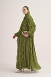 LOLA ABAYA & SCARF-GREEN