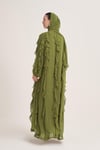 LOLA ABAYA & SCARF-GREEN