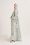 LOLA ABAYA & SCARF-MINT