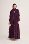 LOLA ABAYA & SCARF-PURPLE