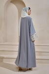 MARIA ABAYA SET GRAY