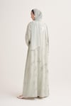MILA LINEN MIX ABAYA & SCARF-MINT