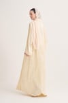 MILA LINEN MIX ABAYA & SCARF-YELLOW