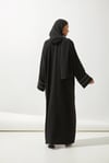 MOON LIGHT ABAYA HANDMADE-BLACK