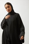 MOON LIGHT ABAYA HANDMADE-BLACK