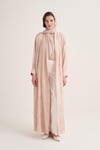 NESS ABAYA & SCARF-CREAM