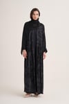 NESS ABAYA & SCARF-NAVY BLUE