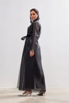 Organza Abaya - BLACK