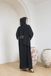 PAYET GARNİLİ ABAYA