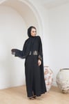 PAYET GARNİLİ ABAYA