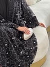 PEARL DREAM ABAYA & SCARF BLACK
