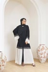 PİLİSELİ ABAYA - KREM