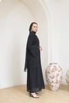 PİLİSELİ ABAYA - SİYAH