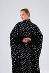 POLKA KAFTAN-BLACK