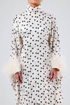 POLKA KAFTAN-CREAM