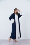 SAHRA ABAYA ŞAL TAKIM LACİVERT