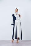 SAHRA ABAYA ŞAL TAKIM LACİVERT