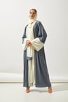 SAHRA ABAYA SET-GREY