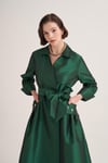 SAMRA ABAYA-EMERALD GREEN