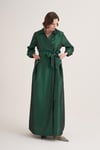 SAMRA ABAYA-EMERALD GREEN
