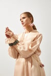 SHINE ORGANZA ABAYA-POWDER
