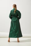 SHINE TRENCH COAT HANDMADE-GREEN