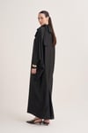 SOPHIE SATIN DRESS-BLACK