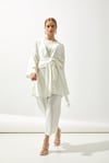 TRAVEL KIMONO SET-WHİTE