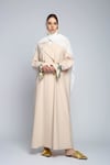 TRENCH ABAYA - Açık Camel
