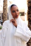 Trendy Abaya Ekru