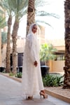 Trendy Abaya Ekru